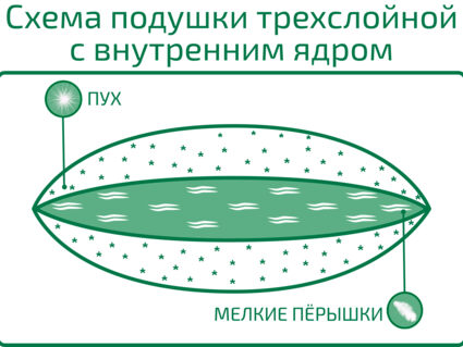 Подушка Nature’S-Natura Sanat Для мужчин 50х70
