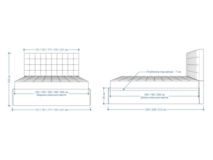 Кровать Lonax Аврора велюр Dolly-8 (с основанием)