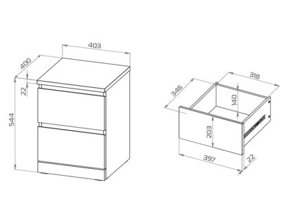 Тумба Гуд Лакк Варма 2 белая