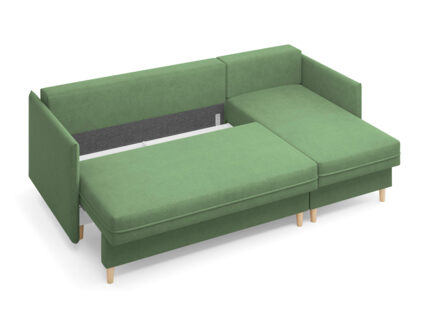 Диван Сонум Rain угловой Лаунж Светло-серый Длина 240 см