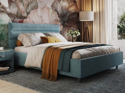 Кровать Сонум Linda Экокожа Белая 180х200