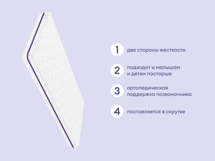 Матрас Базилик Бэби Сити 80х195