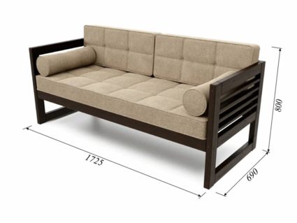 Диван Арско Сега трехместный бежевый