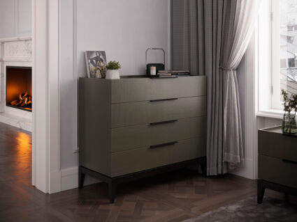 Комод Rivi Goodman (широкий) Серый графит/венге 1558