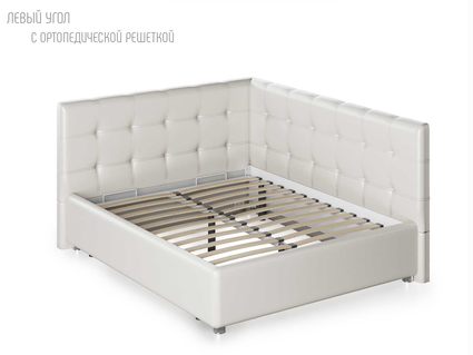 Кровать Nuvola Sabina угловая Velutto 14 200х190