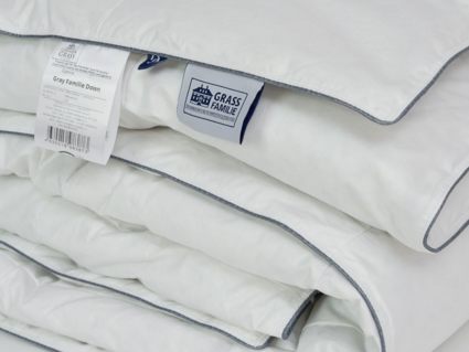 Одеяло German Grass Gray Familie Down всесезонное 155х200