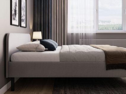 Кровать Сонум Hanna Багама льняной 140х200