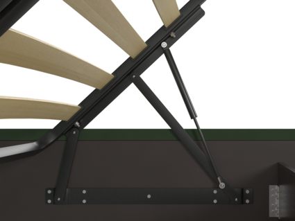 Кровать Lonax Милана велюр Dolly-2 (с подъемным механизмом) 200х190