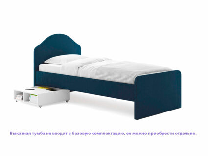 Кровать Сонум Emma Микровелюр лаванда 90х200