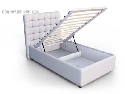 Кровать Nuvola Vita Bravo cream (с подъемным механизмом) 200х200