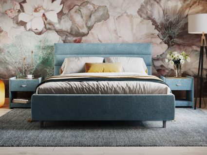 Кровать Сонум Linda Экокожа Белая 180х200