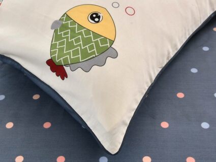 Комплект постельного белья Софи де Марко Рыбки (новый) 1,5-спальный