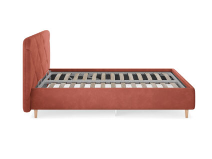 Кровать Сонум Taylor Рогожка деним (с подъемным механизмом) 200х200