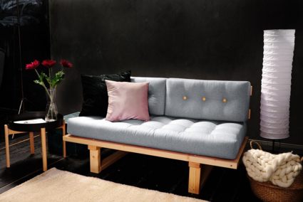 Диван Арско Торн-М двухместный серый Длина 140 см