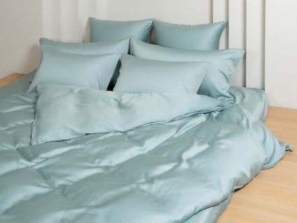 Простыня German Grass Sea Wave Brilliant Grass на резинке 160х200