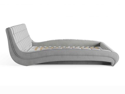 Кровать Сонум Milano Рогожка Мокко (с подъемным механизмом) 160х190