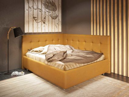 Кровать Nuvola Sabina угловая Velutto 14 200х190