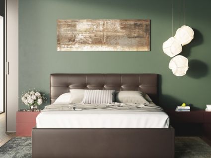 Кровать Nuvola Parma Bravo cream (с подъемным механизмом) 160х190