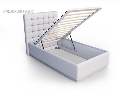 Кровать Nuvola Vita Bravo cream (с подъемным механизмом) 200х200