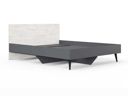 Кровать Сонум Ines Ясмунд + серый 80х190