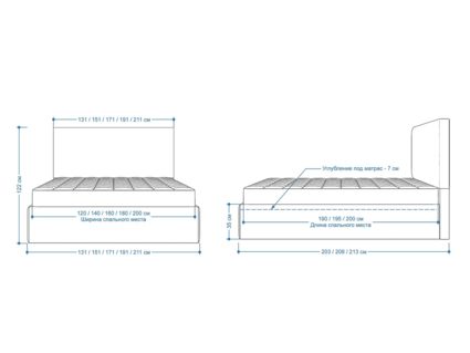 Кровать Lonax Фелиса велюр Dolly-1 (с подъемным механизмом)
