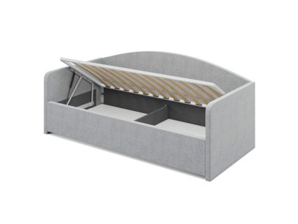 Кровать Сонум Uno Кашемир Светло-серый (с подъемным механизмом) 120х200