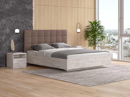 Кровать Сонум Luiza Ясмунд + Кашемир Бежевый 140х200