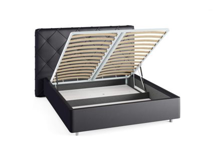 Кровать Сонум Manhattan Рогожка Мокко (с подъемным механизмом) 200х200