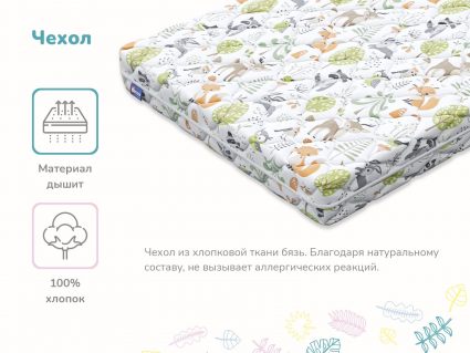 Матрас Димакс Дрёмушка Лайт х/б 60х140