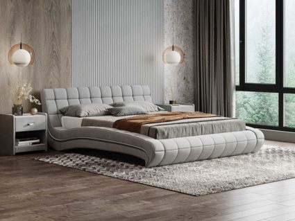 Кровать Сонум Milano Кашемир Бежевый 160х190