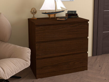 Комод Гуд Лакк Варма Прайм 3 ясень коричневый