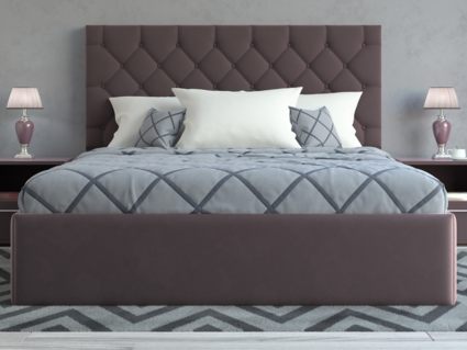 Кровать Lonax Элоиза велюр Dolly-13 (с основанием) 120х200