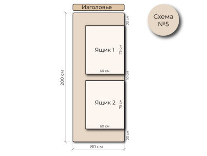 Кровать Mr.Mattress Site Box велюр Toffee 180х200