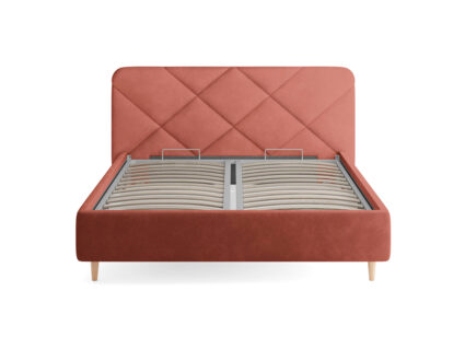 Кровать Сонум Taylor Рогожка деним (с подъемным механизмом) 200х200