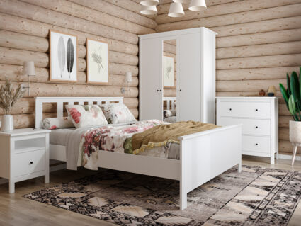 Комод Гуд Лакк Сага белый 51х92