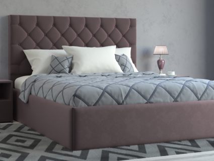 Кровать Lonax Элоиза велюр Dolly-13 (с основанием) 120х200