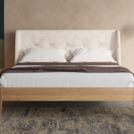 Кровать DreamLine Лацио 4 бук Натуральный/бежевый 160х200