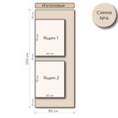 Кровать Mr.Mattress Site Box экокожа Brown