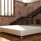 Кровать Mr.Mattress Fine Box экокожа Beige 180х195