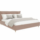 Кровать Beautyson Doris велюр Formula 225 бежевый (с подъемным механизмом) 180х200